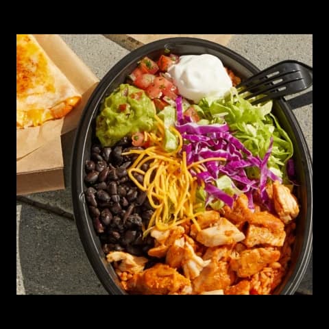Taco Bell Cantina Chicken Bowl package