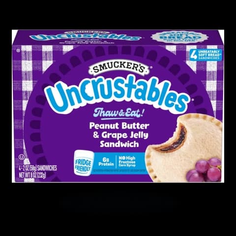 Uncrustables PB&J package